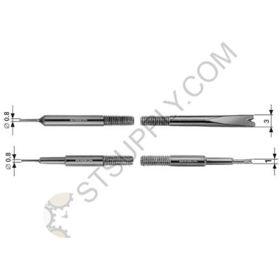 Replacement Tips for Bergeon Spring Bar Tools 6767-F 6767-S 7767-F 7767-S