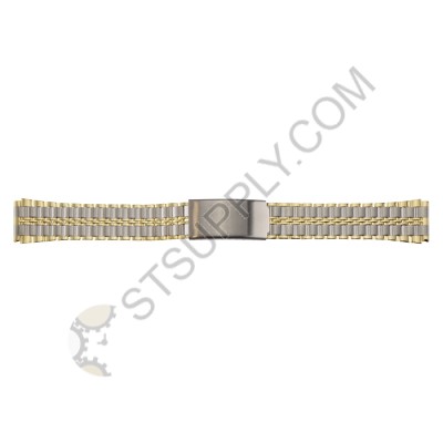 18mm 2-Tone Straight Ends Seiko Type 822T