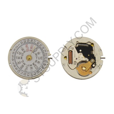 France Ebauches Movement 7222 Date at 3