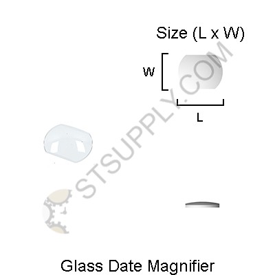 Glass Date Magnifiers