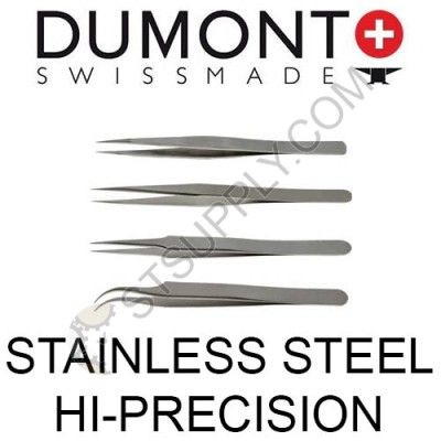 Dumont Stainless Steel Hi-Precision Tweezers