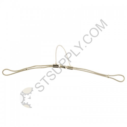 MESH GOLD IPG PLATED S/S CORD BAND