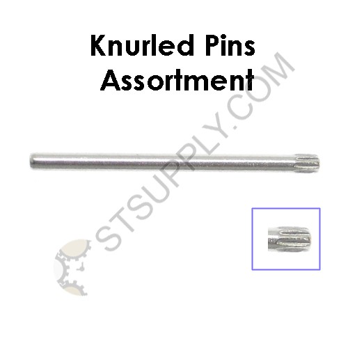 1.0 Knurled Pins Assortment (Sizes: 5.0 - 20.0 mm). Total 160 pc