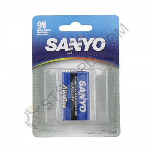Sanyo 9V Alkaline Battery