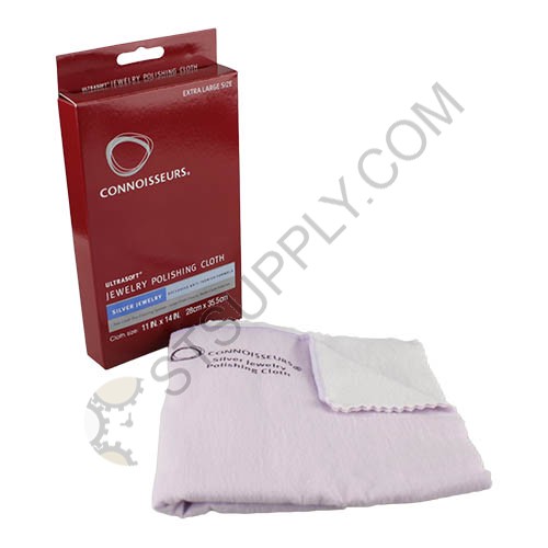 Connoisseurs Silver Jewelry Polishing Cloth #1013 - 11" x 14"