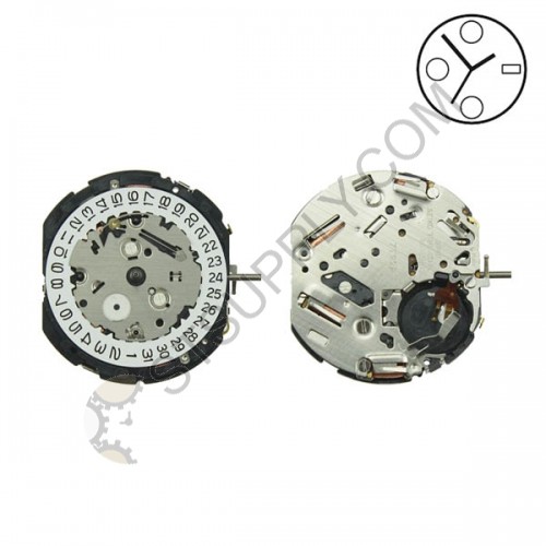 Seiko Movement 7T92.20 Date at 3 (Special Order)