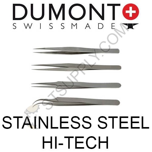 Dumont Stainless Steel Hi-Tech Tweezers