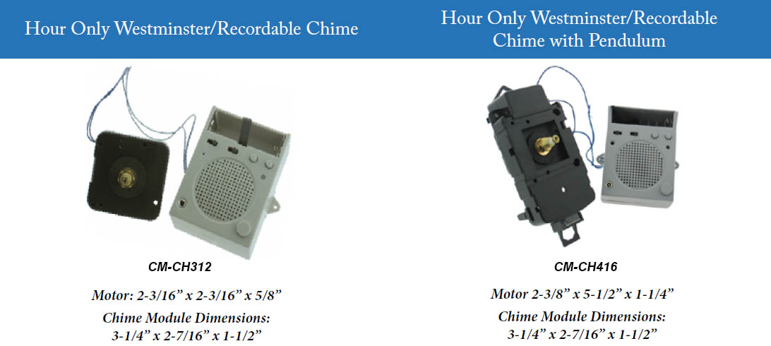 Hour Only Recordable Chime