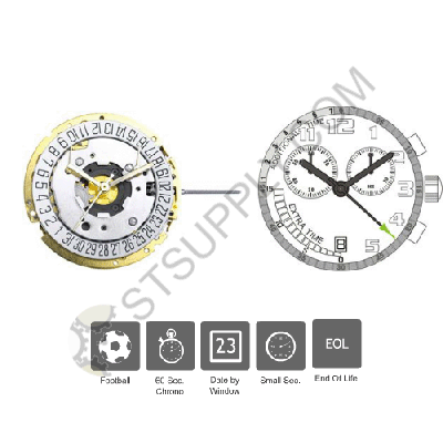 ISA Movement 8271 Date at 6