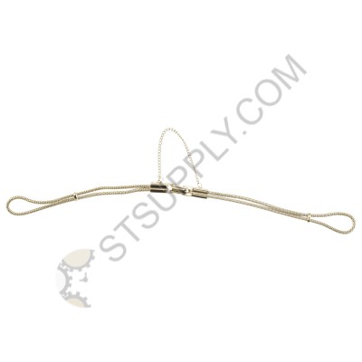 MESH GOLD IPG PLATED S/S CORD BAND