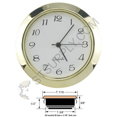 1-7/16" Clock Inserts
