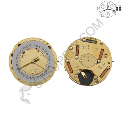 ETA Movement 251.262 Date at 4 Straight (USE ETA-251.264-4S)