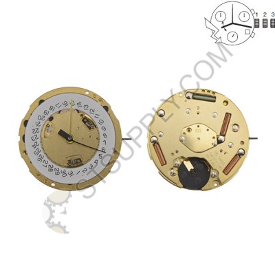 ETA Movement 251.274 (251.272) Date at 4 Straight