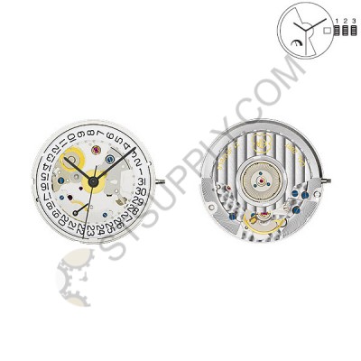 ETA Movement 2897 Date at 3 (Special Order)