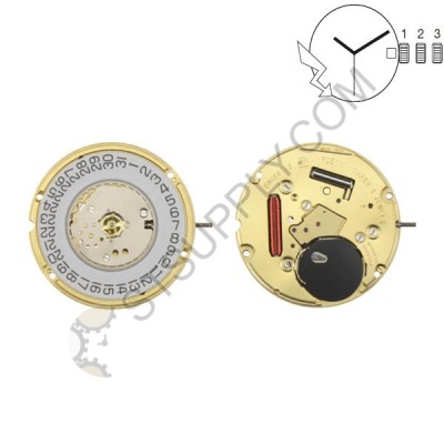 ETA Movement F05.111 Date at 3 H3