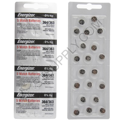 Energizer Space Pack 364 / SR621SW Battery (Discontinued 06-2024)