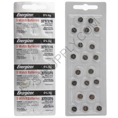Energizer Space Pack 377-376 / SR626SW Battery (Discontinued 06-2024)