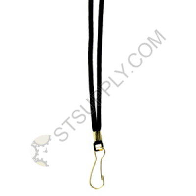 LOUPE BLACK CORD NECKLACE