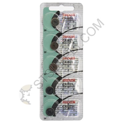 Maxell CR1025 3V Battery (DISCONTINUED: USE RENATA 1025 REN-1025)