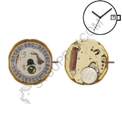 Miyota Movement 9T13 Date at 3