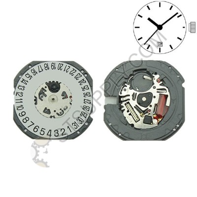 SII / S. Epson (Seiko) Movement VJ42 Date at 6