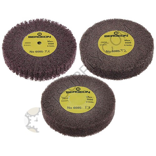 Bergeon 6085-F Series Polishing Wheel Shining Finish 4"