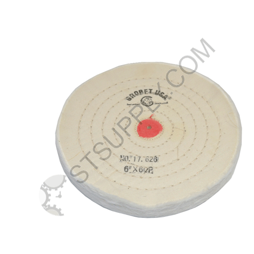 6" x 60Ply COMBED FINEX MUSLIN BUFF WITH SHELLAC CENTER