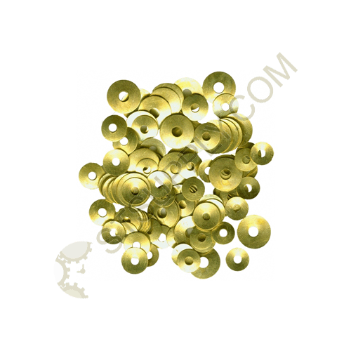VIGOR BRASS ASSORTED ROUND HOLE CLOCK WASHERS
