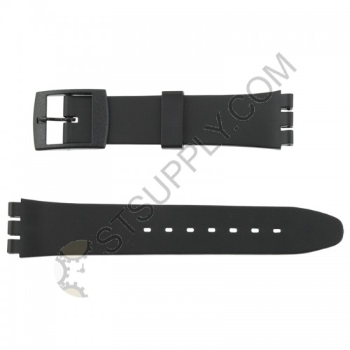 17mm Black Sportstrap Swatch