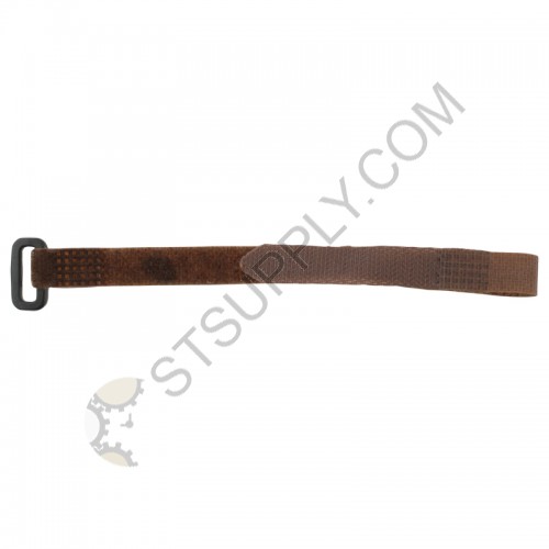 18mm Brown Velcro Strap w/ Buckle