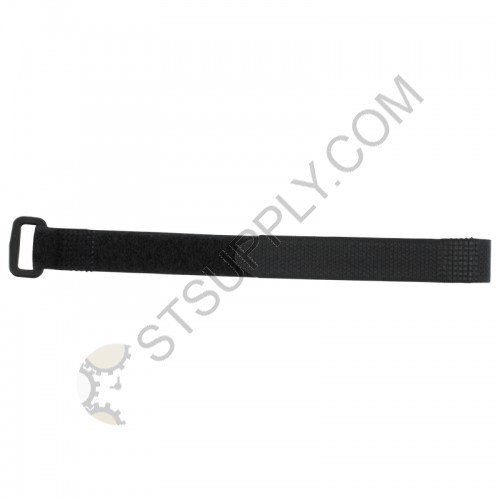 18mm Black Velcro Strap w/ Buckle