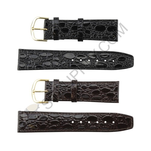 Crocodile Grain Genuine Leather Band
