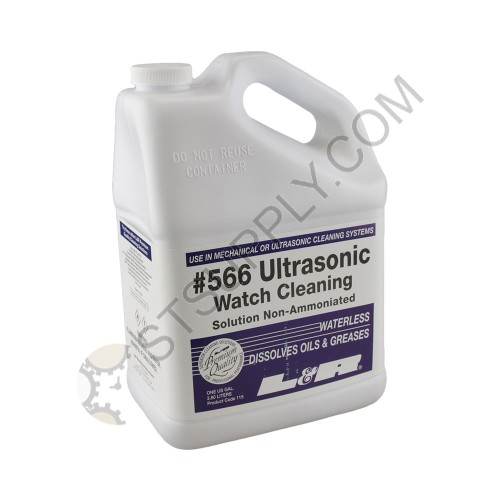 L&R 566 Ultrasonic Watch Cleaning Solution NonAmmoniated 1 Gallon ST