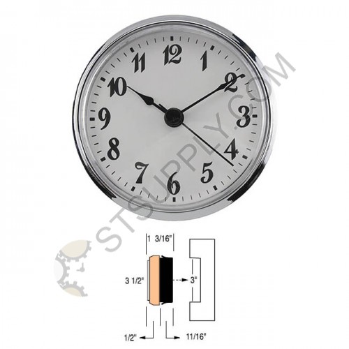 31/2" Clock Inserts Clock Inserts Clock Parts ST Supply