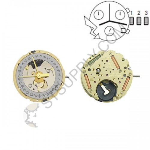 ETA Movement 251.474 Date at 4 Straight