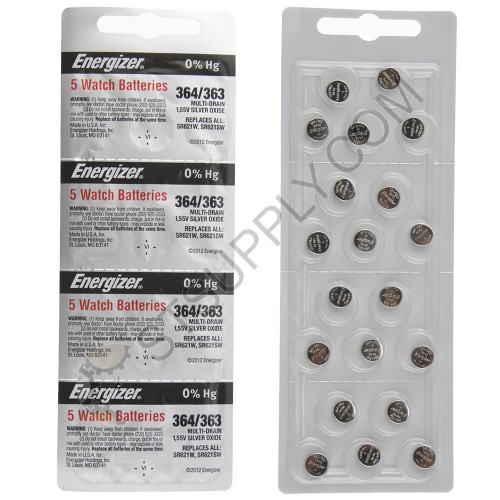 Energizer Space Pack 364 / SR621SW Battery (Discontinued 06-2024)