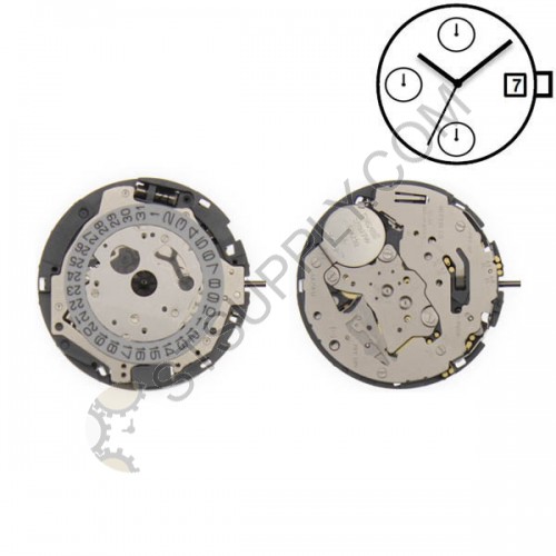 Miyota Movement 0S1A Date at 3