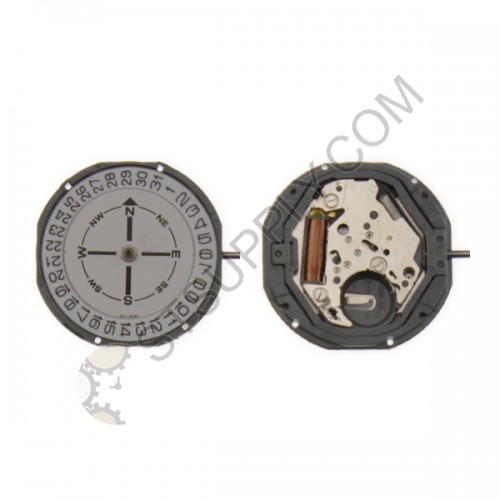 Miyota Movement 6M92 Date at 3