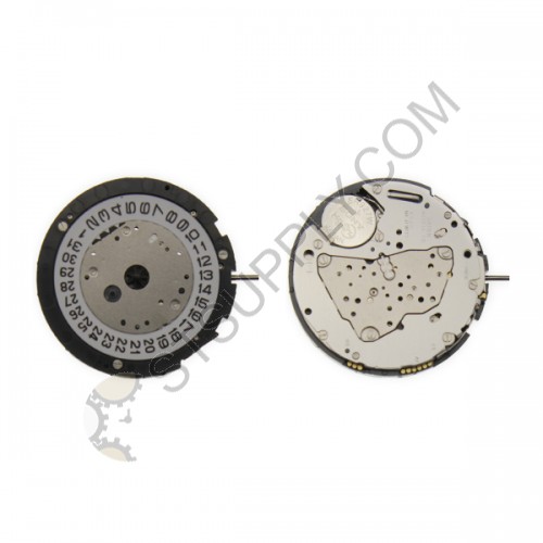 Miyota Movement 6S20 Date at 4:30 Angled