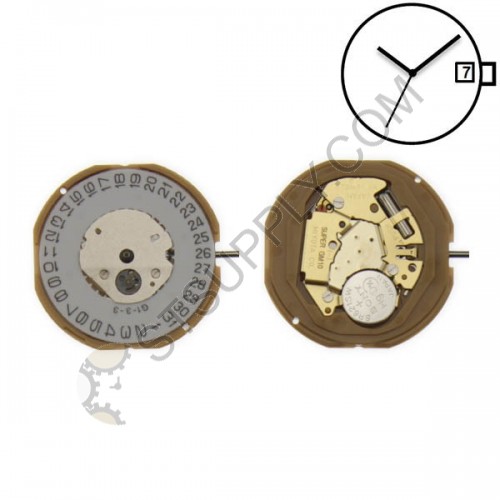 Miyota Movement GM10 Date at 3
