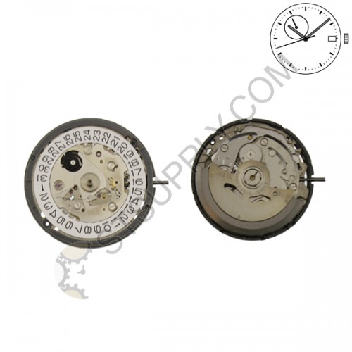 SII / S. Epson (Seiko) Movement NH37 Date at 3