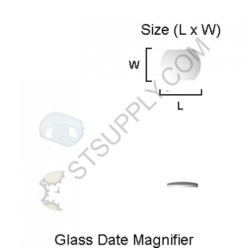 Glass Date Magnifiers