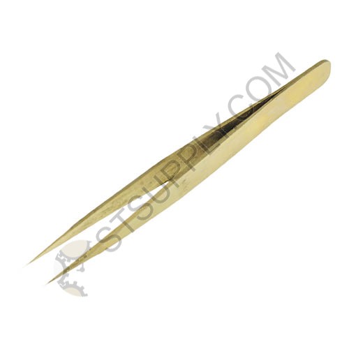Brass Antimagnetic Economy Tweezers #MM