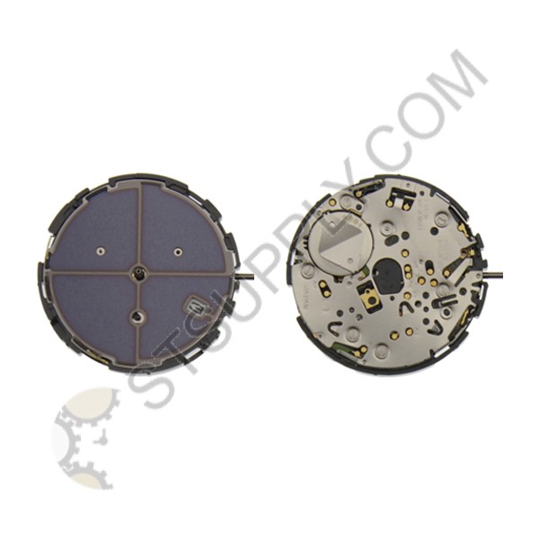 Citizen Eco Drive Movement E812 Date at 4 Angled ST Supply
