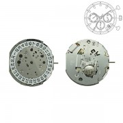 Miyota Movement JP25 Date at 4:30 Angled