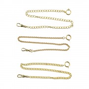 Yellow Pocket Watch Chains 12 inch