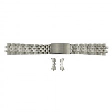 17mm Stainless Steel Solid Curved Ends Band 893W