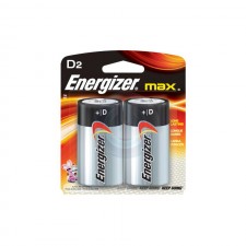 Energizer D Alkaline Battery (2-pack)
