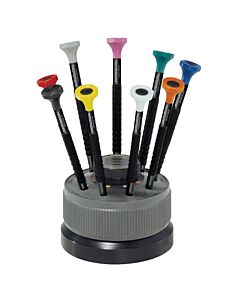Bergeon 8899-S09 Antimagnetic Ergonomic Screwdriver Set of 9