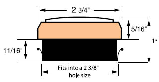 2-3/4" Clock Inserts